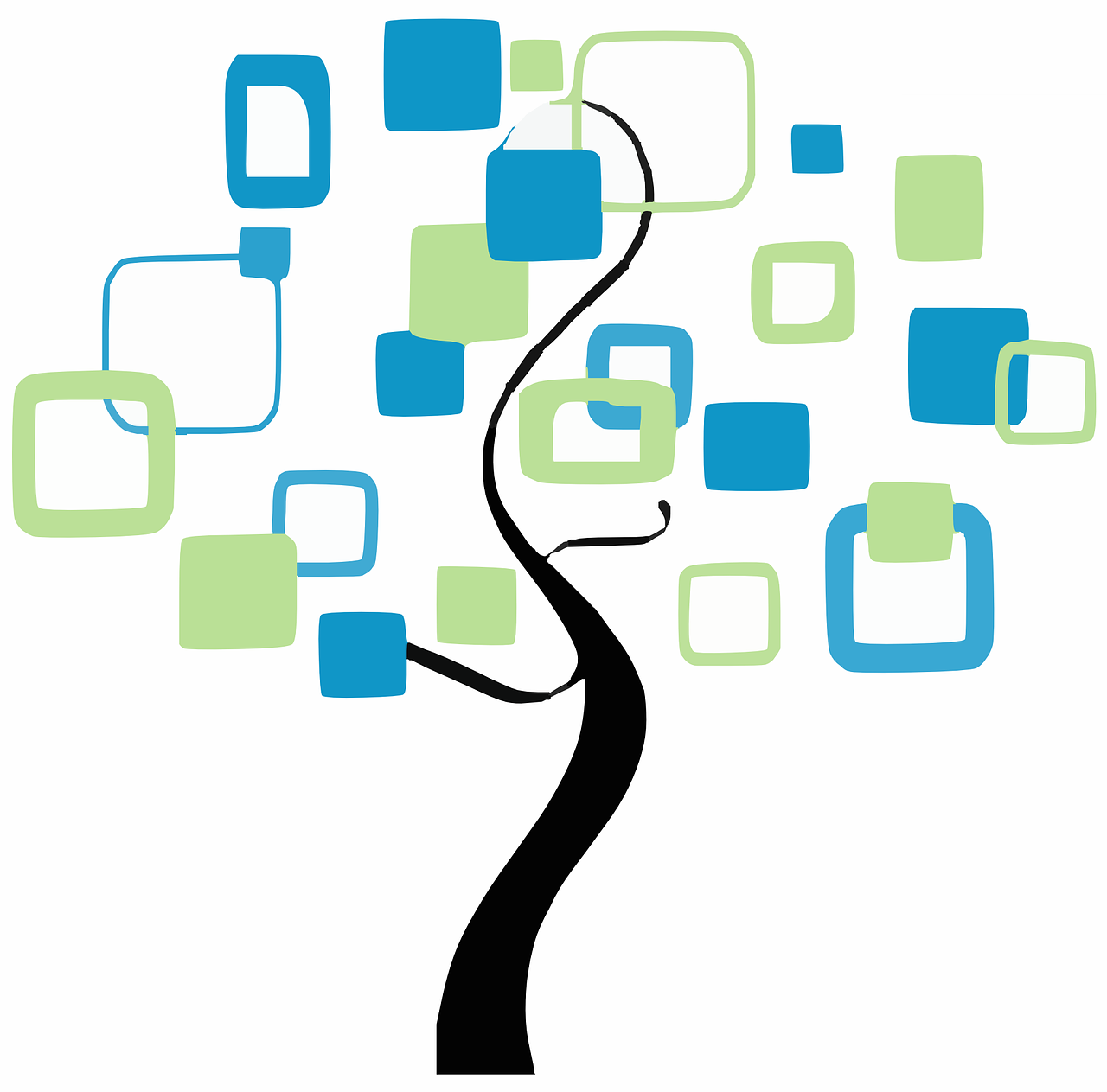 a variant of the ready-made family genealogical tree