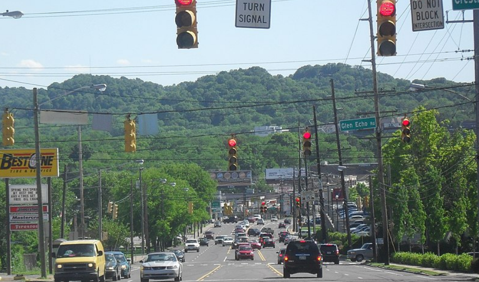 view of the Green Hills